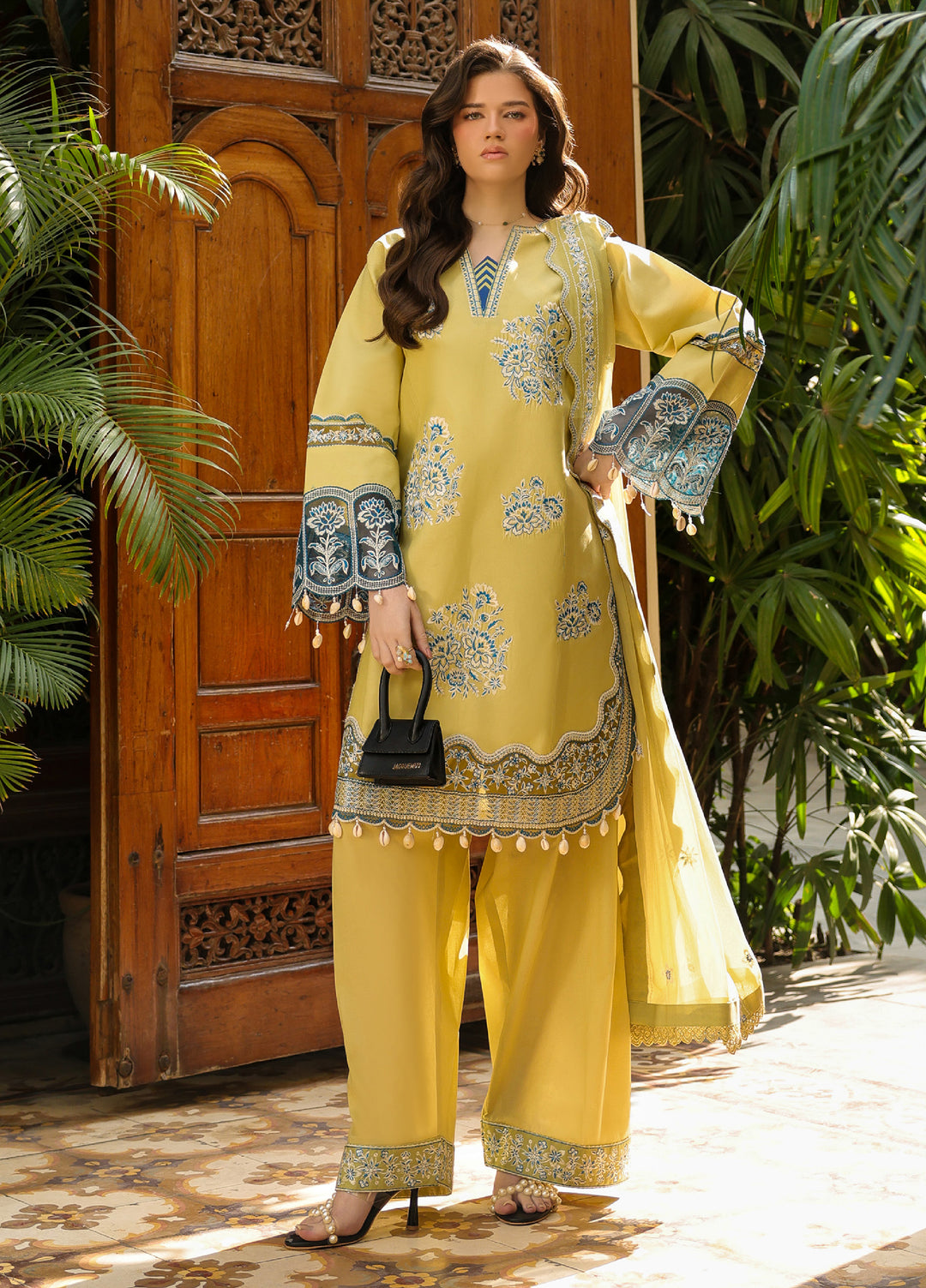 Shanaya by Mahnur Unstitched Embroidered Lawn 3 Piece Suit MN26USL SH-02 - Summer Collection