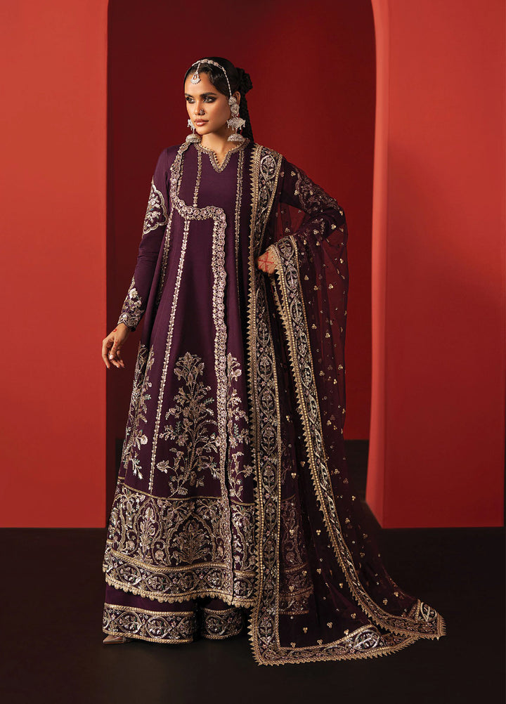 Divani by Afrozeh Unstitched Raw Silk Embroidered 3 Piece Suits AF25DS AS-25-10 Samarqand - Festive Collection