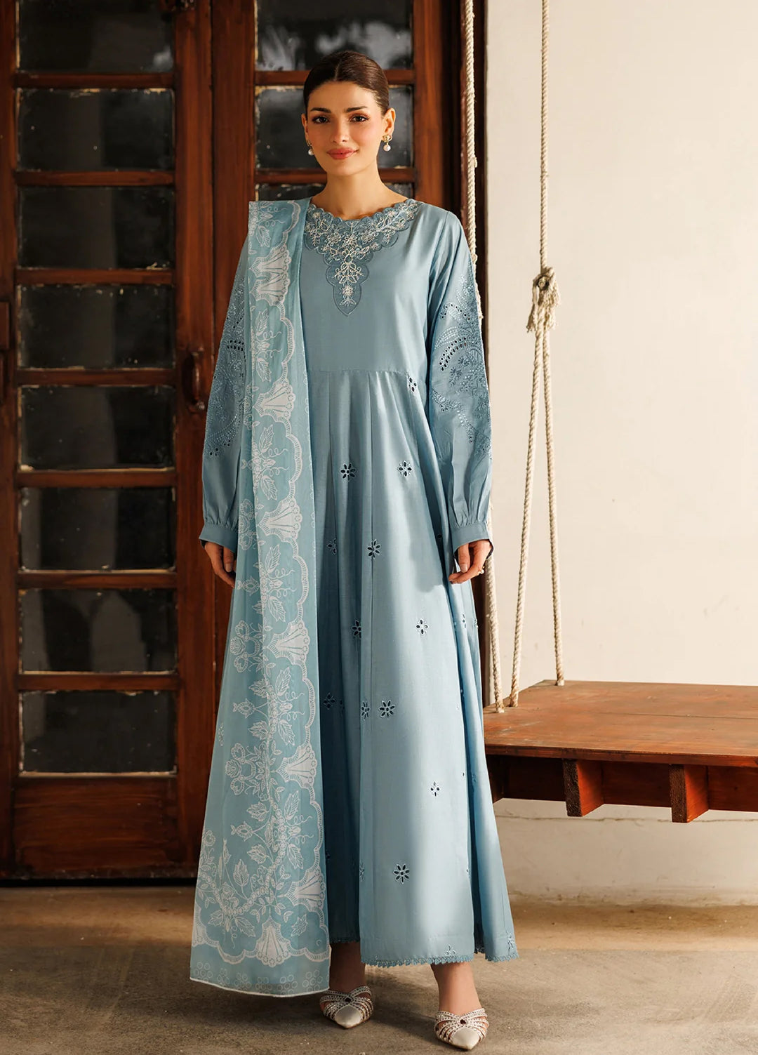 Mistfall Ramadan Edit by Panache Women RTW Embroidered Cotton 3 Piece Verve - Casual Collection