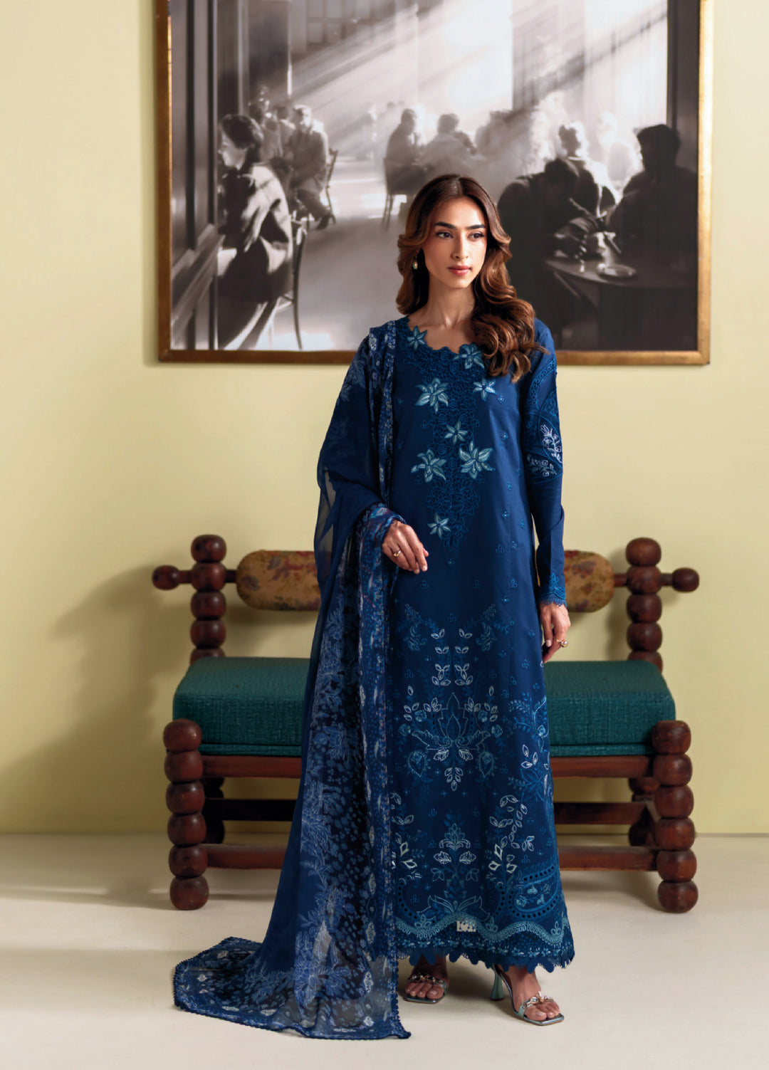 Whispers of Summer by Neeshey Unstitched Embroidered Luxury Lawn 3 Piece Suit NSH26ULW LAYLA - Summer Collection