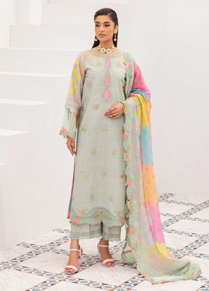 Rang e Bahar by Charizma Unstitched Embroidered Lawn 3 Piece Suit CHR26ULR CRB6-19 - Summer Collection