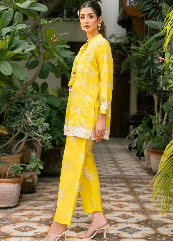 Nairah Women Pret Printed Arabic Lawn Suit NAH26PN Mari Gold - Spring Collection