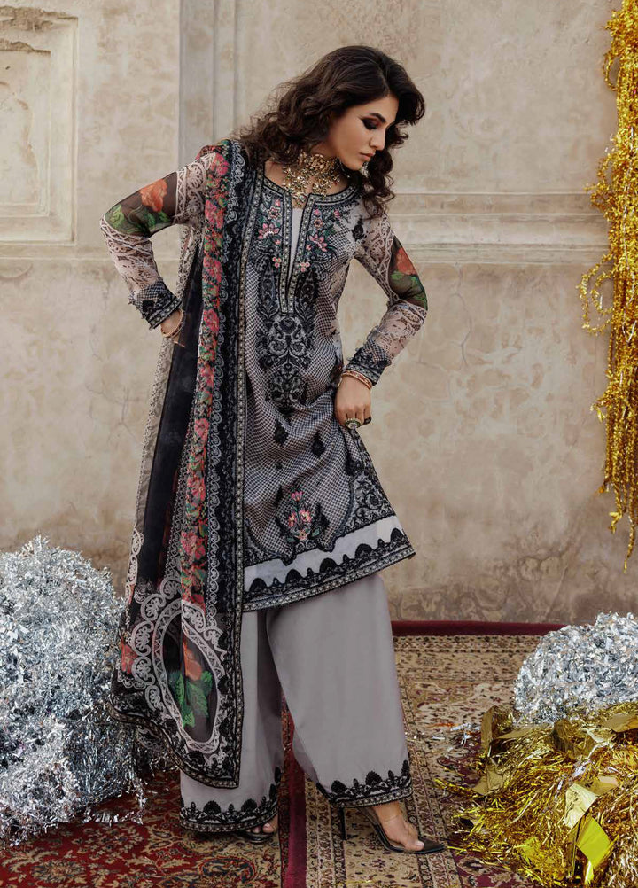 Vasal by Charizma Unstitched Luxury Chiffon Embroidered Suits 3 Piece CRZ25LC VSL25-44 - Festive Collection