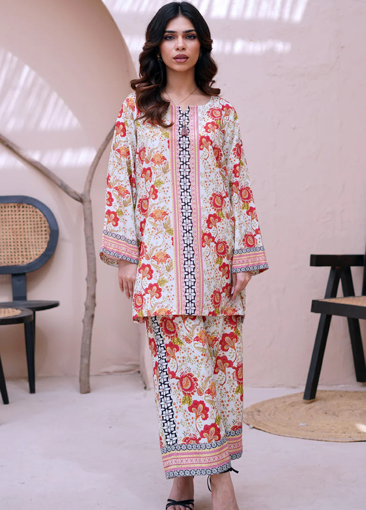 Nairah Women Pret Printed Cambric Suit NAH26PN Misty Rose - Spring Collection