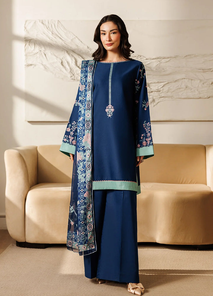 Mistfall Ramadan Edit by Panache Women RTW Embroidered Cotton 3 Piece Linea - Casual Collection