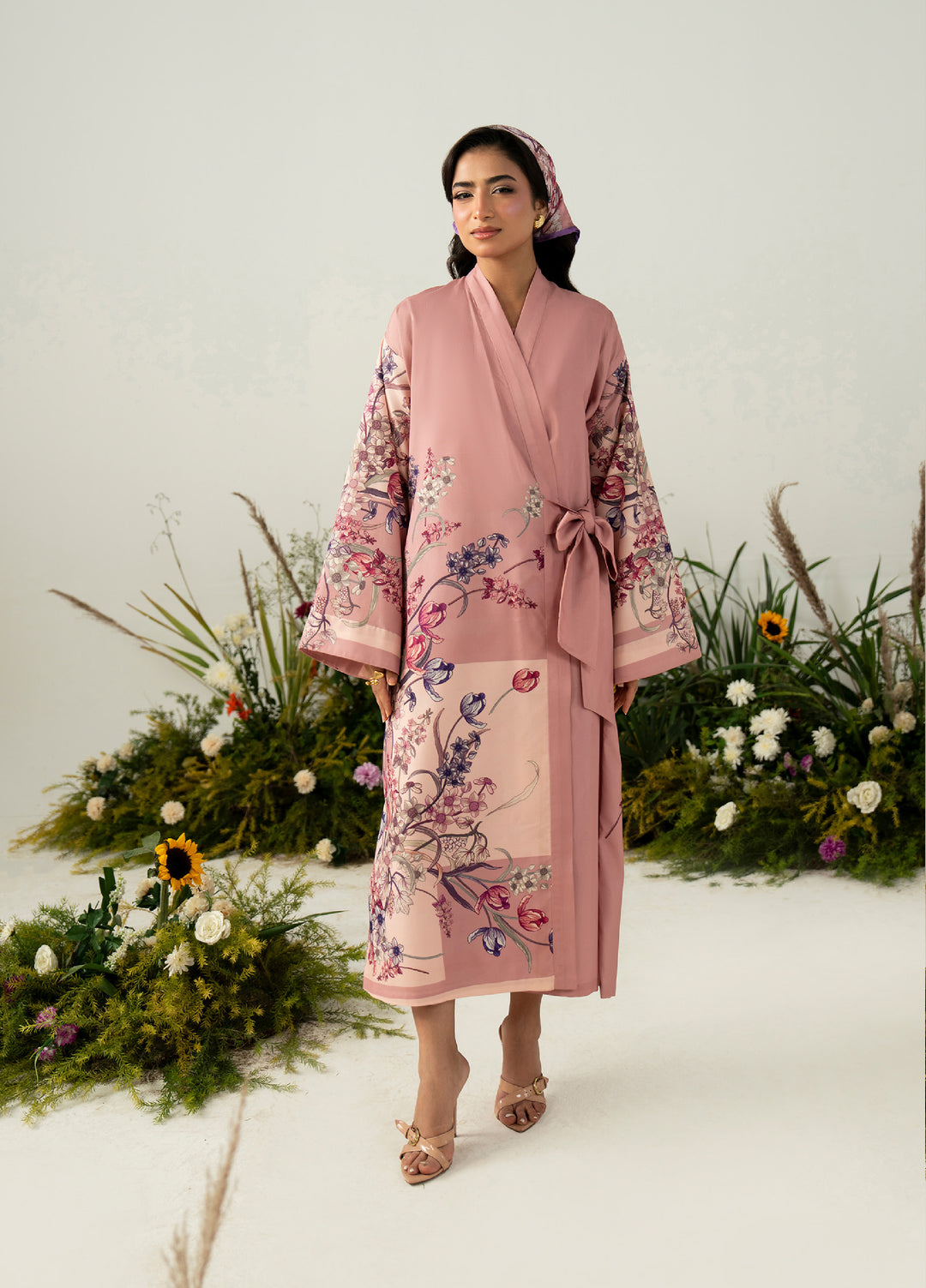 Folds by Zarposh RTW Printed Crepe 2 Piece Suit ZR26PF FLORIN - Casual Collection