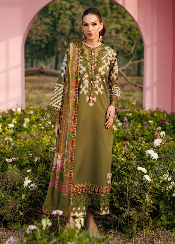 Rang e Bahar by Charizma Unstitched Embroidered Lawn 3 Piece Suit CHR26URB CRB6-04 - Summer Collection