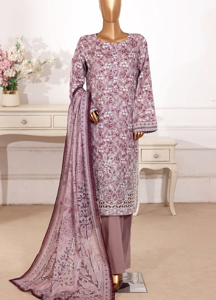 Hz Textiles RTW Cutwork Kari Printed Lawn 3 Piece Suit HZ26ULC CPE-3P-019 - Summer Collection