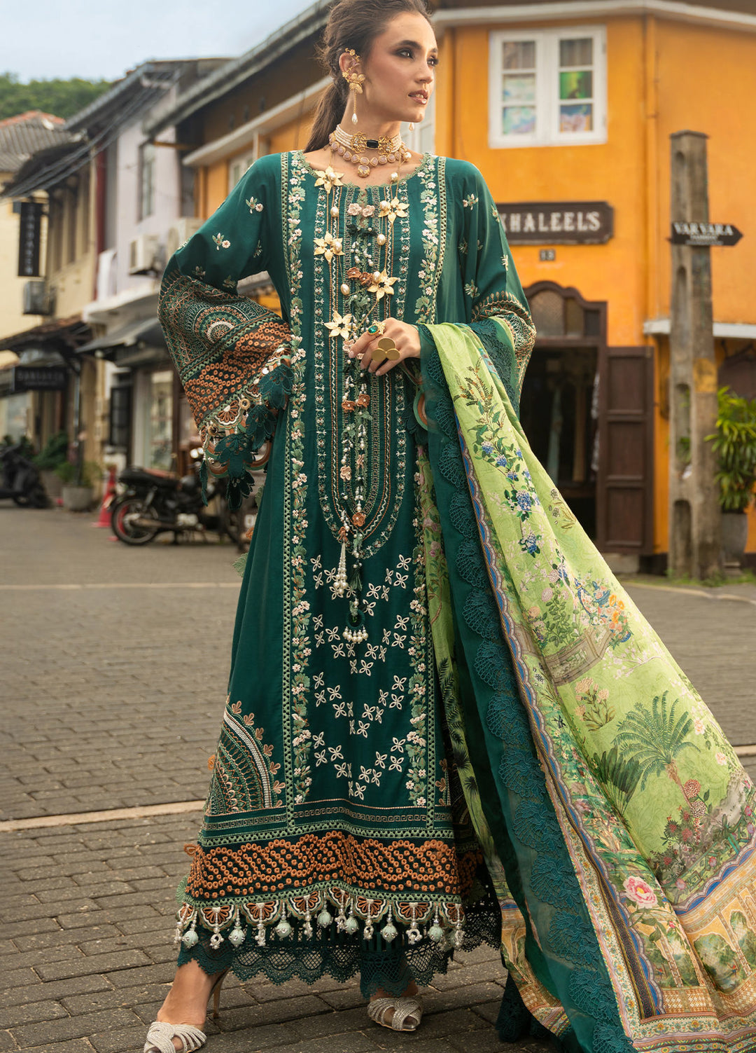 Neroli By Annus Abrar Unstitched Embroidered Lawn 3 Piece Suit ABR26UNL 03 Rela - Festive Collection