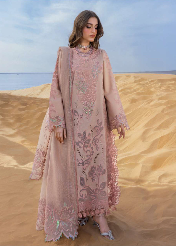Rang Rasiya Premium Unstitched Embroidered Lawn 3 Piece Suit RR26UP D-2 Elaheh - Festive Collection