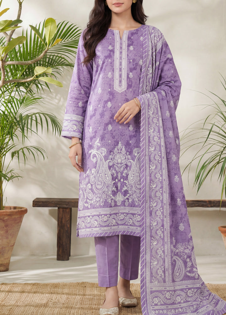 Daman by VS Textiles Unstitched Printed Lawn 3 Piece Suit VS26UDL D-09 840 - Casual Collection