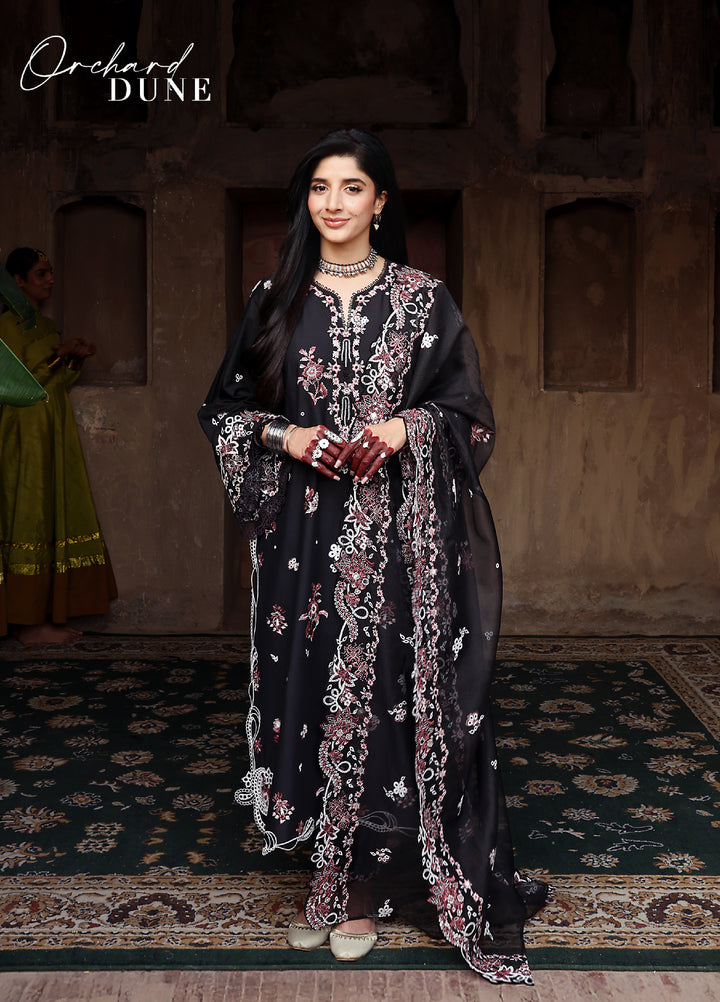 Cross Stitch Unstitched Embroidered Premium Lawn 3 Piece Suit CS26UCPL D7 ORCHARD DUNE - Eid Collection