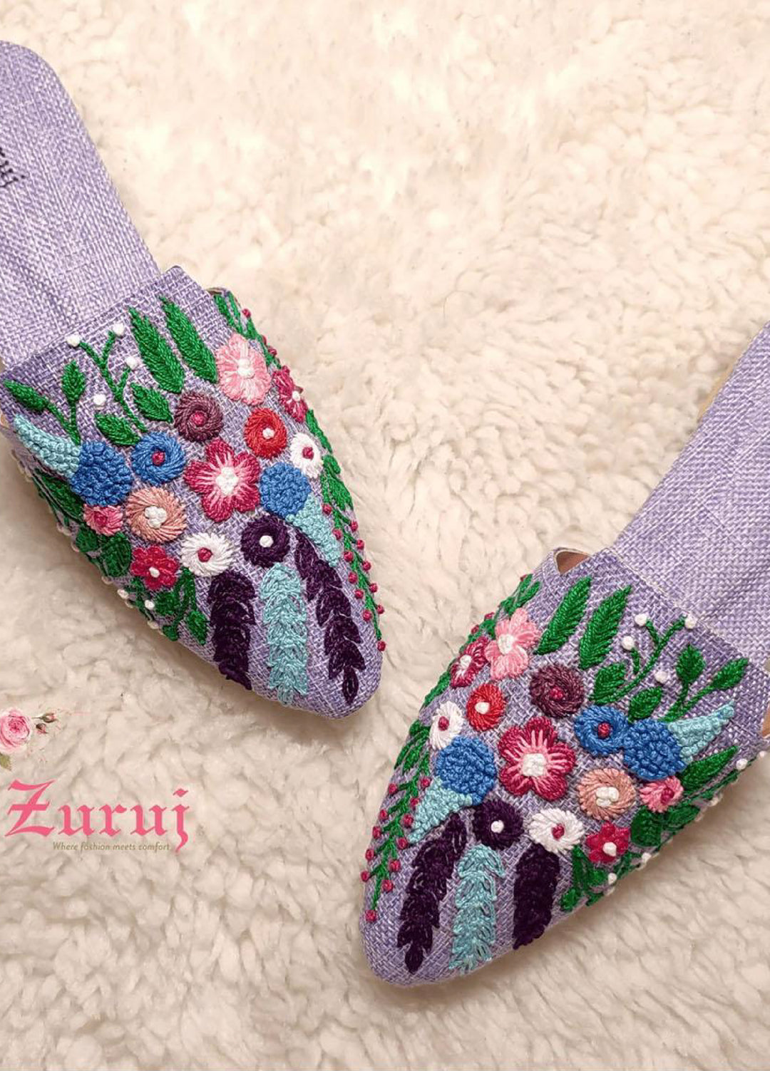 Zuruj Festive Style   Mules ML-29-J