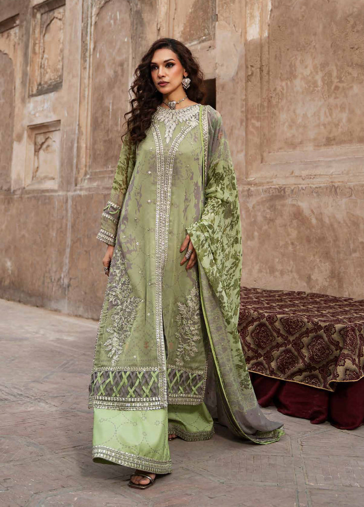 Vasal by Charizma Unstitched Embroidered Chiffon 3 Piece Suit CHR26UV VSL6-06 - Festive Collection
