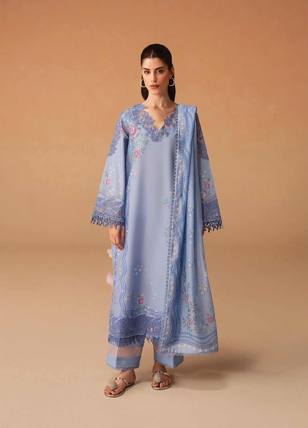 Haze A Prints by Afrozeh Unstitched Printed Lawn 3 Piece Suit AF26UAP Opaline FWU-112 - Summer Collection