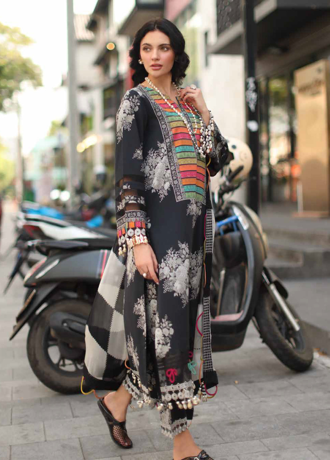 Signature by Charizma Unstitched Printed Lawn 3 Piece Suit CHR26USL CS6-06 - Summer Collection