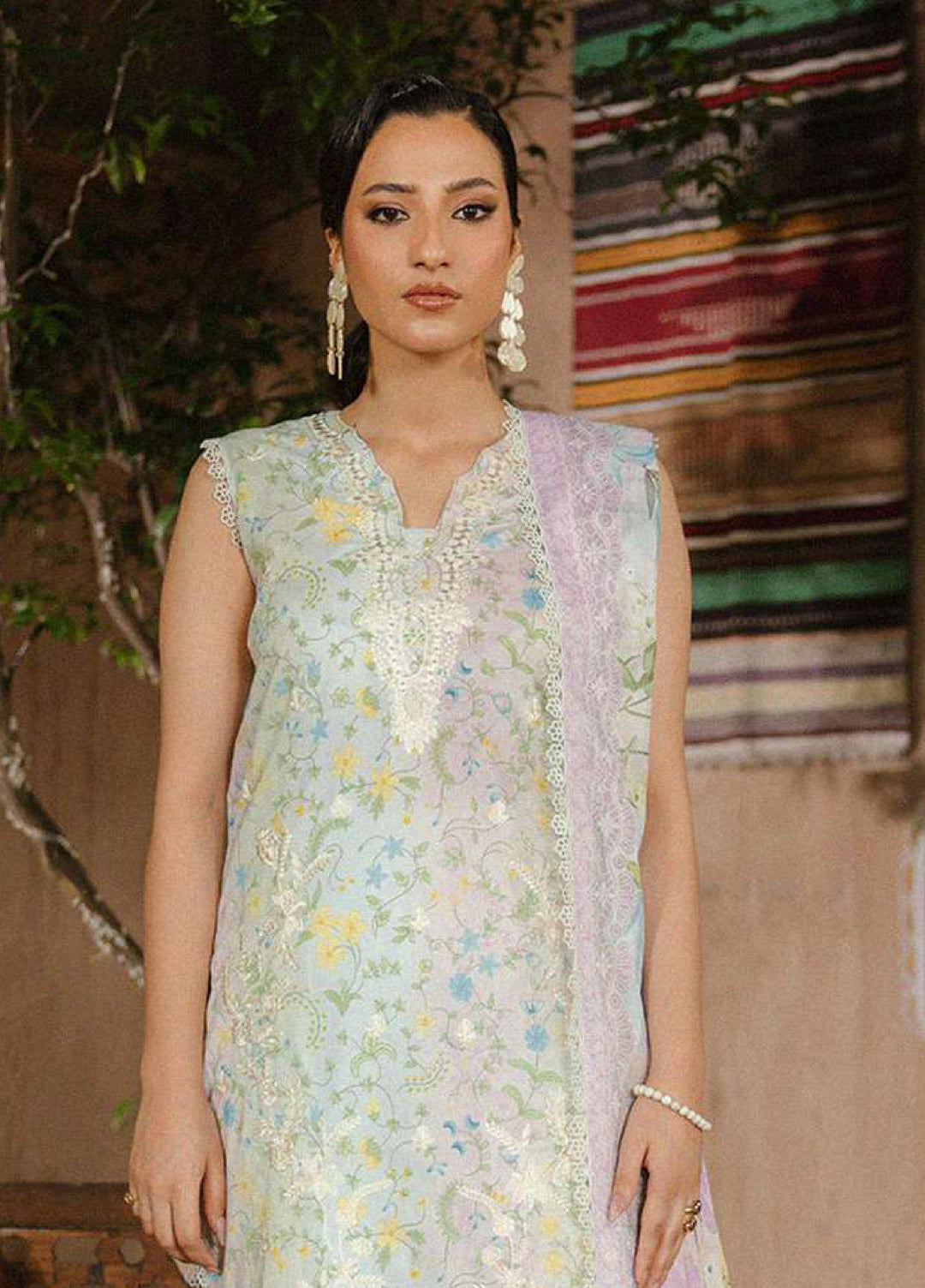 Rangkari by Ayleen Unstitched Embroidered Lawn 3 Piece Suit AY26ULR Dastaan - Eid Collection