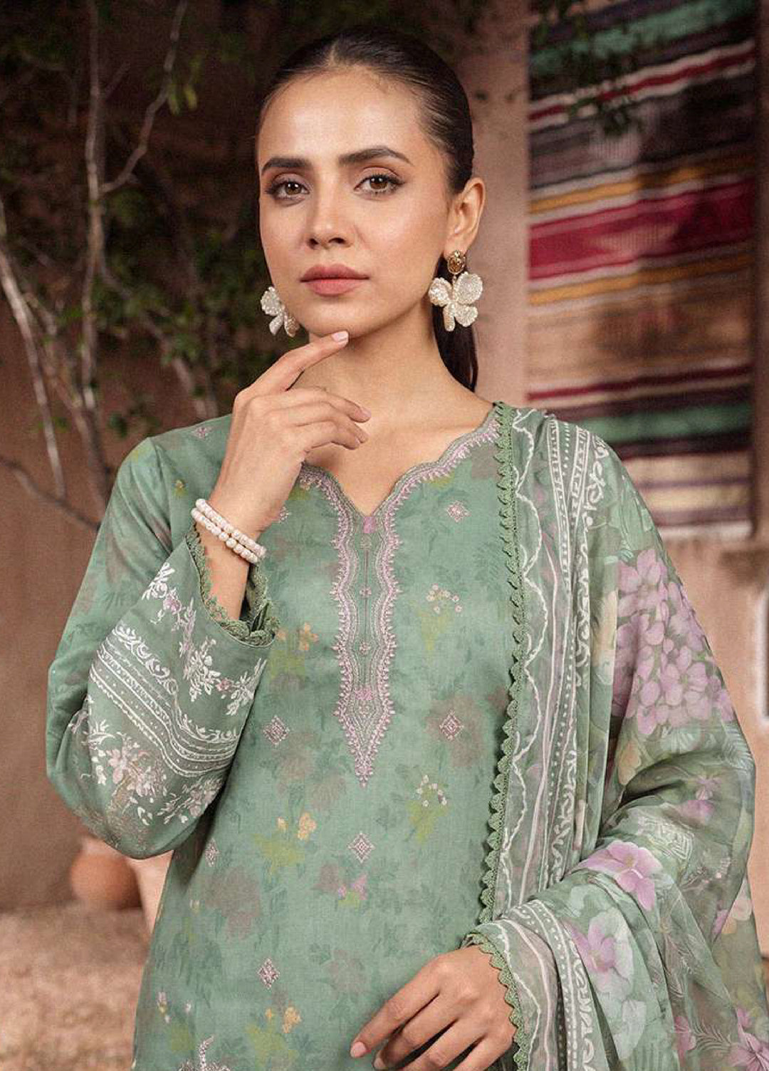 Rangkari by Ayleen Unstitched Embroidered Lawn 3 Piece Suit AY26ULR Rangrez - Eid Collection
