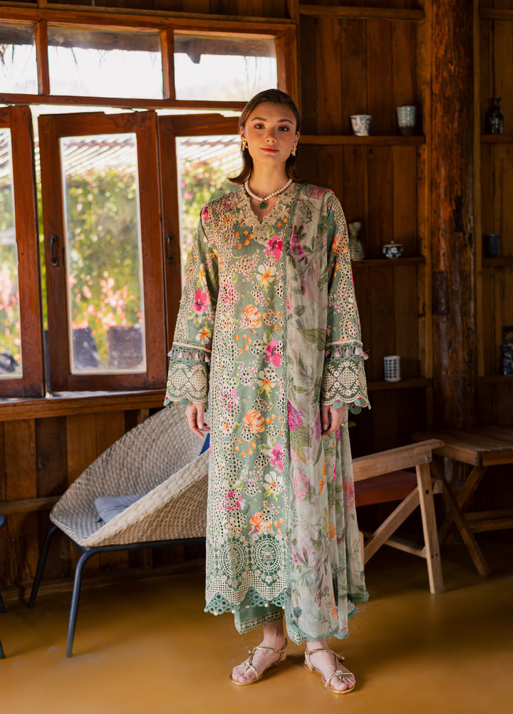 Shezlin by Aabyaan Unstitched Embroidered Chikankari 3 Piece Suit ABY26UCS AURA - Eid Collection