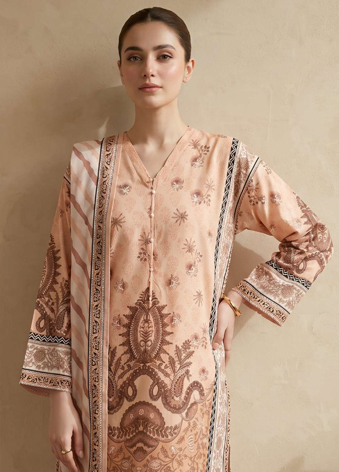Zellbury Women RTW Printed Lawn 3 Piece Suit ZB26RLC WPS2632696 - Casual Collection