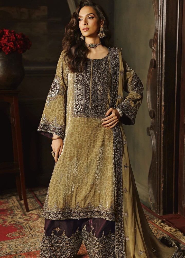 Signora by Charizma Unstitched Velvet Embroidered Suits 3 Piece CRZ25SV CVT5-13 - Festive Collection