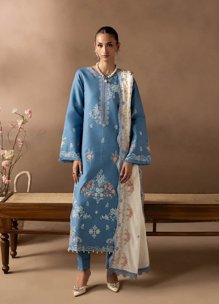 Sareen by Rajbari Unstitched Premium Viscose Chikankari 3 Piece RB25SC D-07 - Winter Collection
