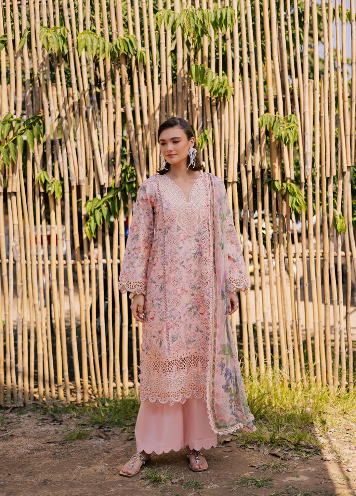 Shezlin by Aabyaan Unstitched Embroidered Chikankari 3 Piece Suit ABY26UCS NAQSH - Eid Collection
