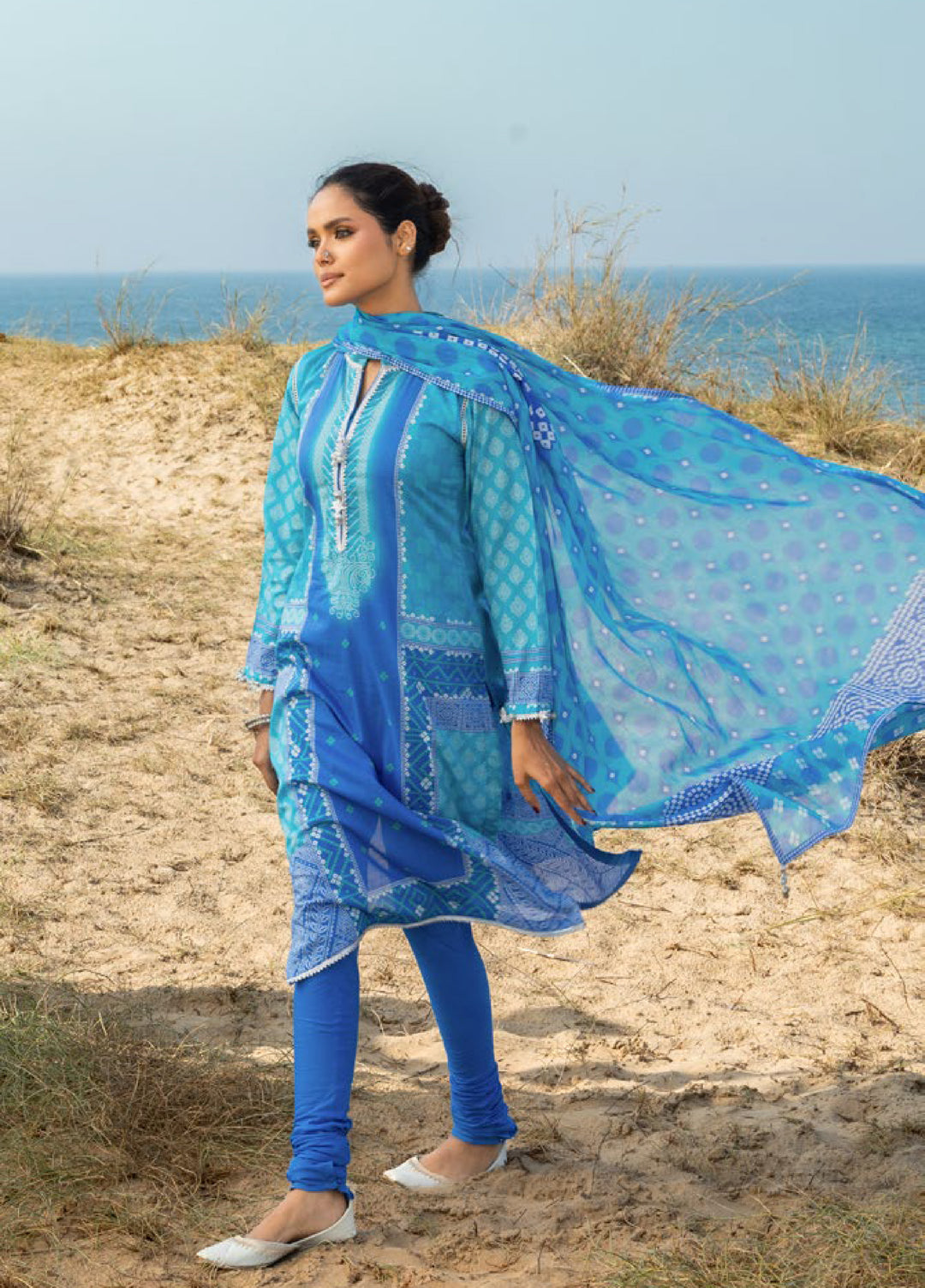 The Chunri by Gul Ahmed Unstitched Printed Lawn 3 Piece Suit GA26UTCL CL-62148 B - Summer Collection