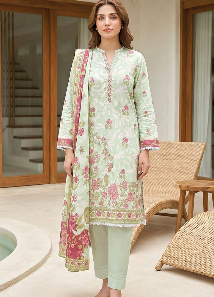 Summer Prints by Lakhany Unstitched Printed Lawn 3 Piece Suit LSM26USP LG-SG-0114 - Summer Collection