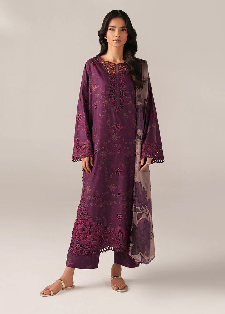 Iznik Unstitched Embroidered Lawn 3 Piece Suit IZ26US SS-08 - Summer Collection