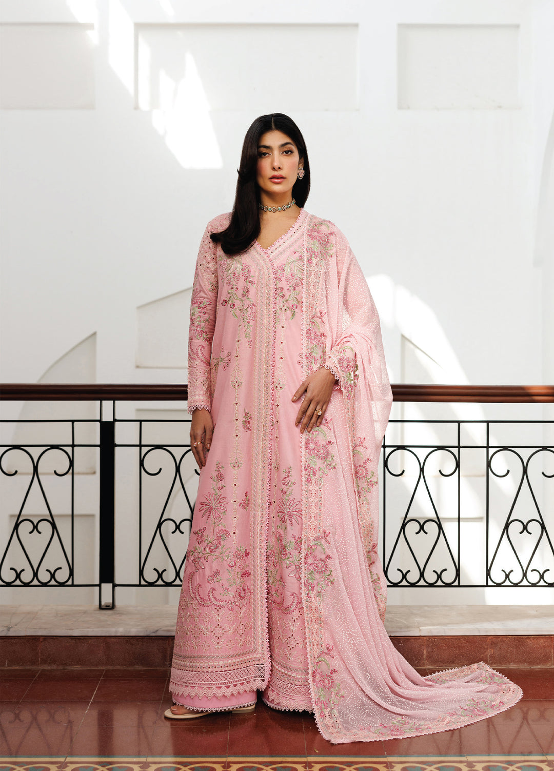 Mirabelle by Emaan Adeel Unstitched Embroidered Luxury Lawn 3 Piece Suit EA26UML D1 Fiona - Festive Collection