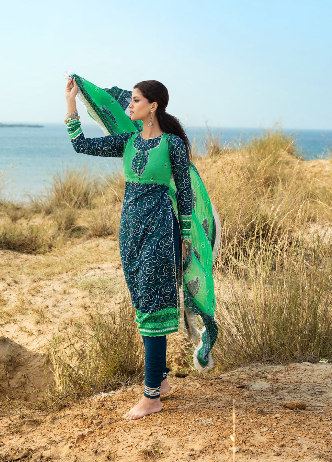 The Chunri by Gul Ahmed Unstitched Printed Lawn 3 Piece Suit GA26UTCL CL-62024 B - Summer Collection