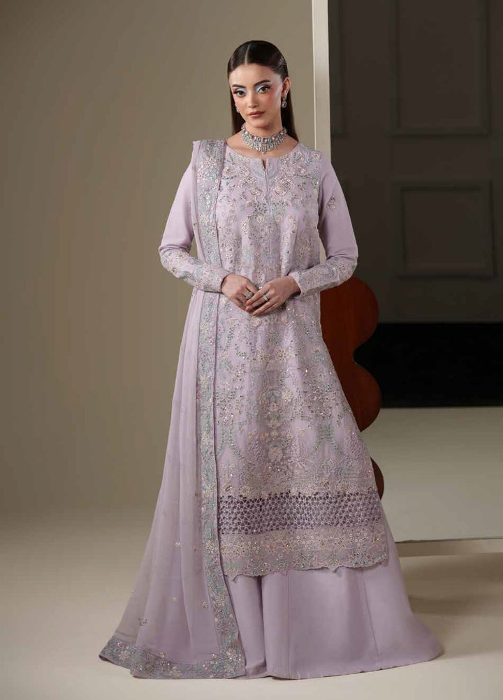 Nouvelle by Emaan Adeel Unstitched Embroidered Chiffon 3 Piece Suit EA26UNC Mira - Festive Collection