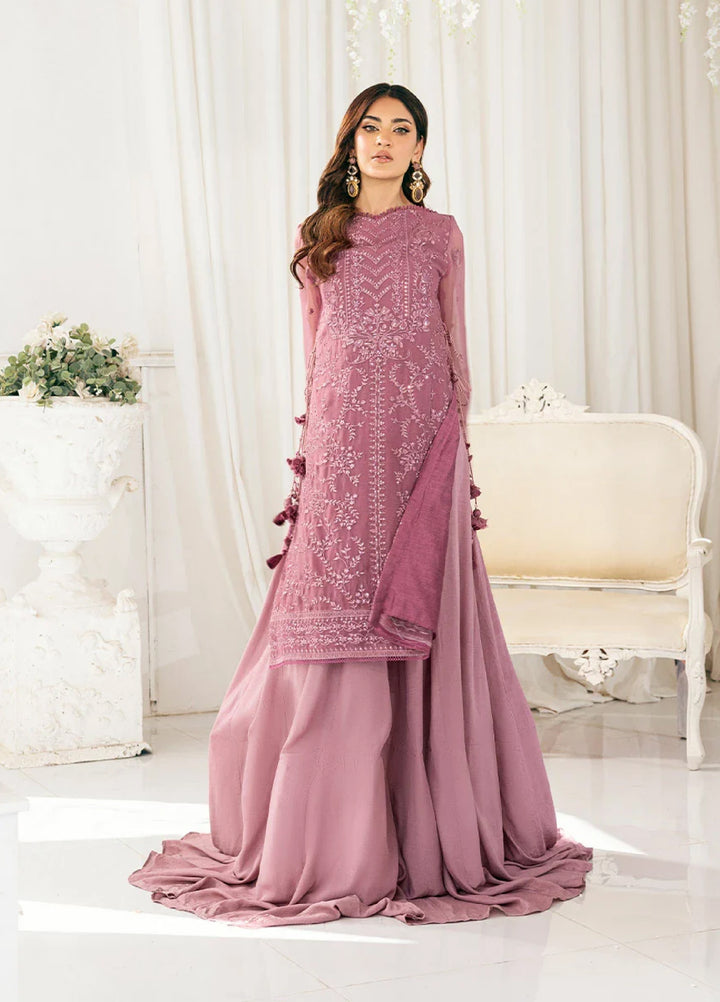 Signature by Salitex Embroidered Chiffon Suits Unstitched 3 Piece SUNS7CH029UT - Summer Collection