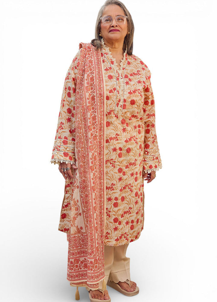Tribute To Mother by Gul Ahmed Unstitched Printed Lawn 3 Piece Suit GA26UTM CL-62113 B - Summer Collection