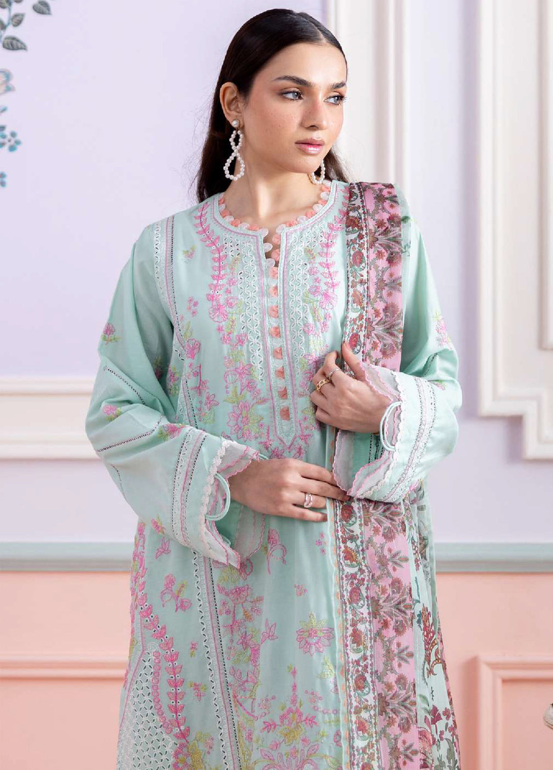 Zellbury Unstitched Printed Lawn 3 Piece Suit ZB26UC WUS26E30515 - Casual Collection