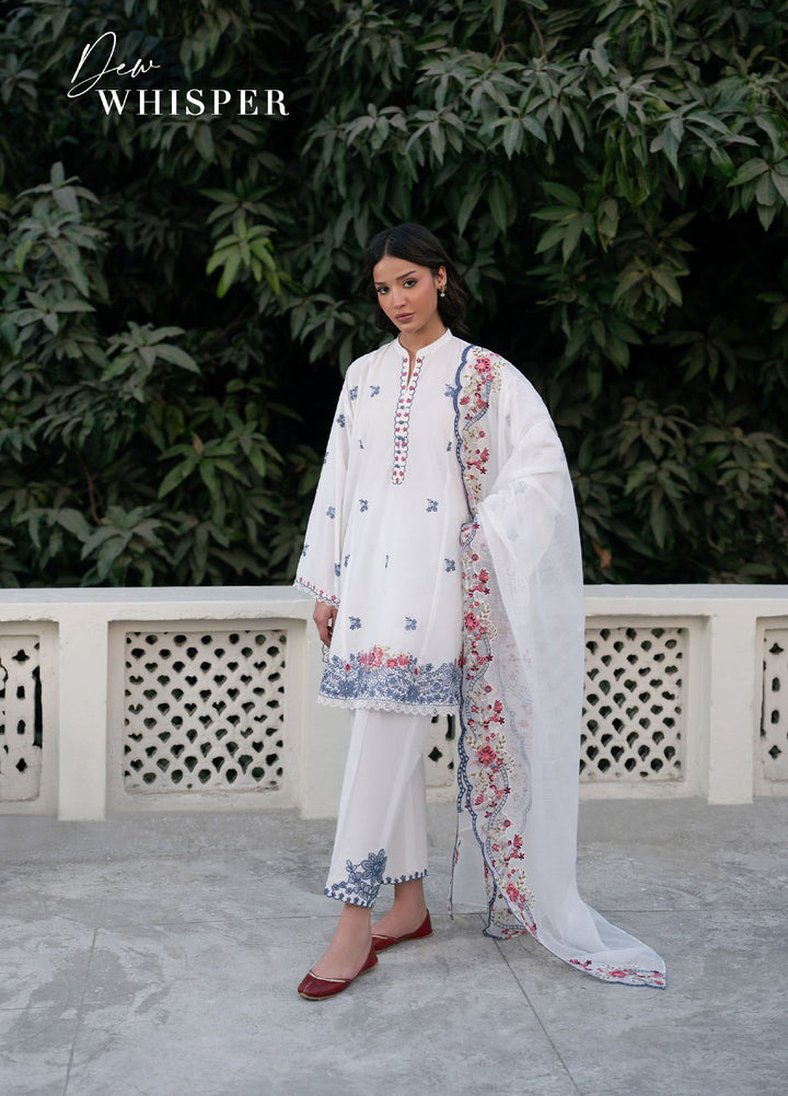 Mahiri by Cross Stitch Unstitched Embroidered Lawn 3 Piece Suit CS26UM D-10 DEW WHISPER - Summer Collection
