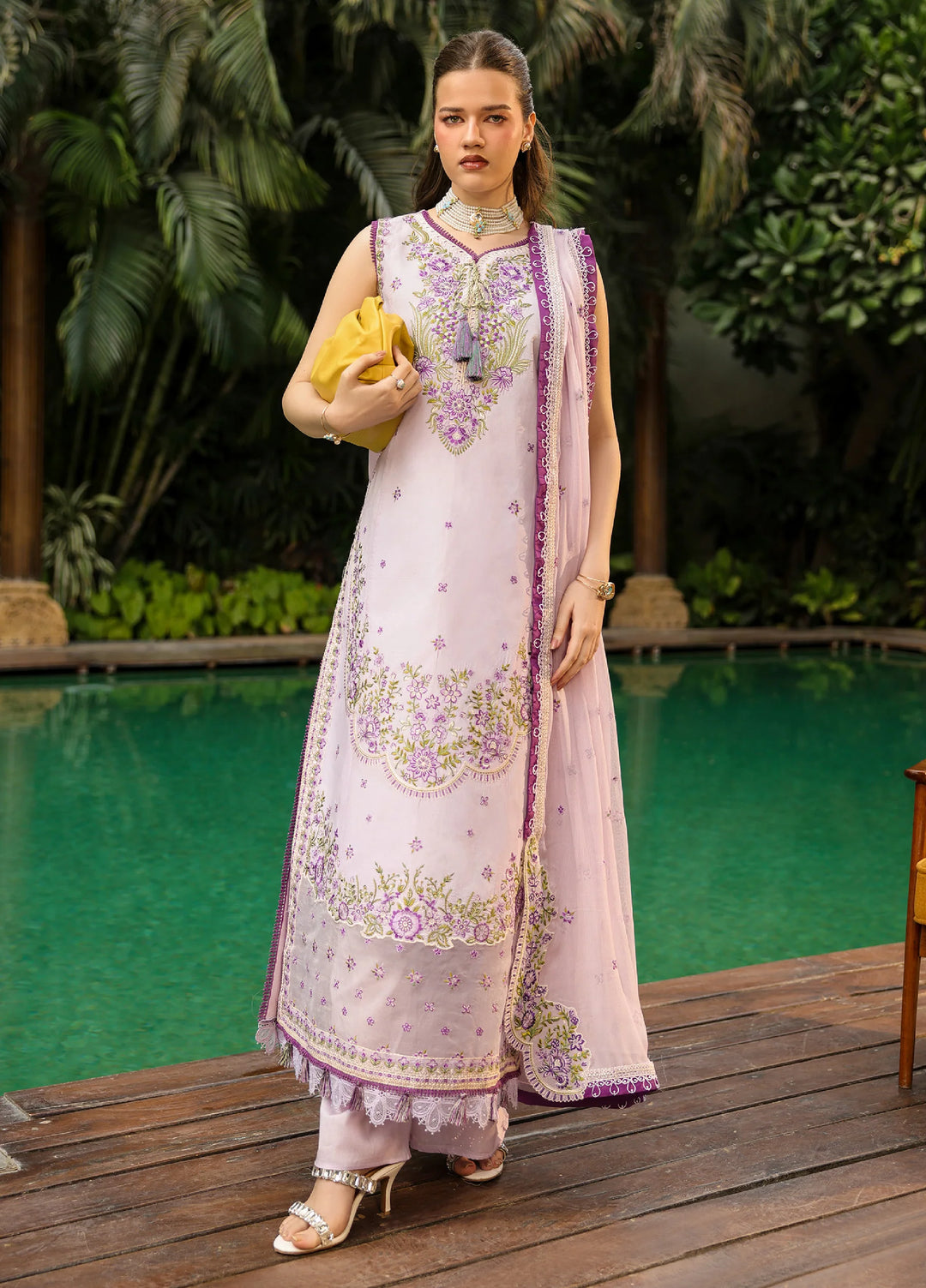 Shanaya by Mahnur Unstitched Embroidered Lawn 3 Piece Suit MN26USL SH-07 - Summer Collection