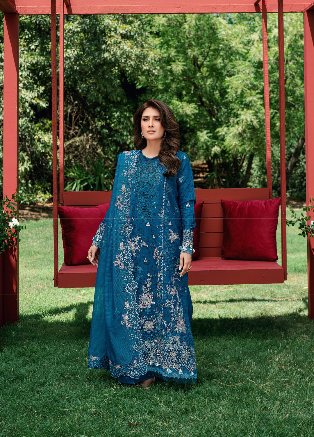 Florent Unstitched Printed Lawn 3 Piece Suit FL26ULE FEF-2A - Eid Collection