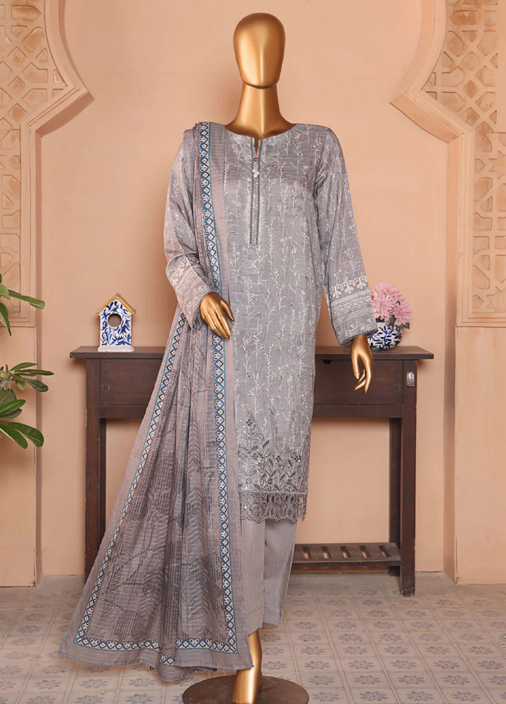Vogue by Hz Textiles Embroidered Viscose Suits Unstitched 3 Piece VFC-1331 - Winter Collection
