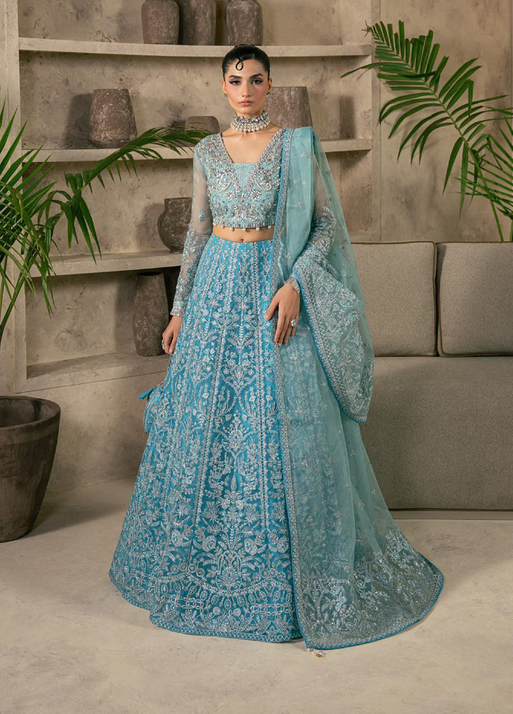 Azira by Gulaal Unstitched Luxury Embroidered Organza 3 peice GL25AF LFU-01 Elaria - Formals Collection