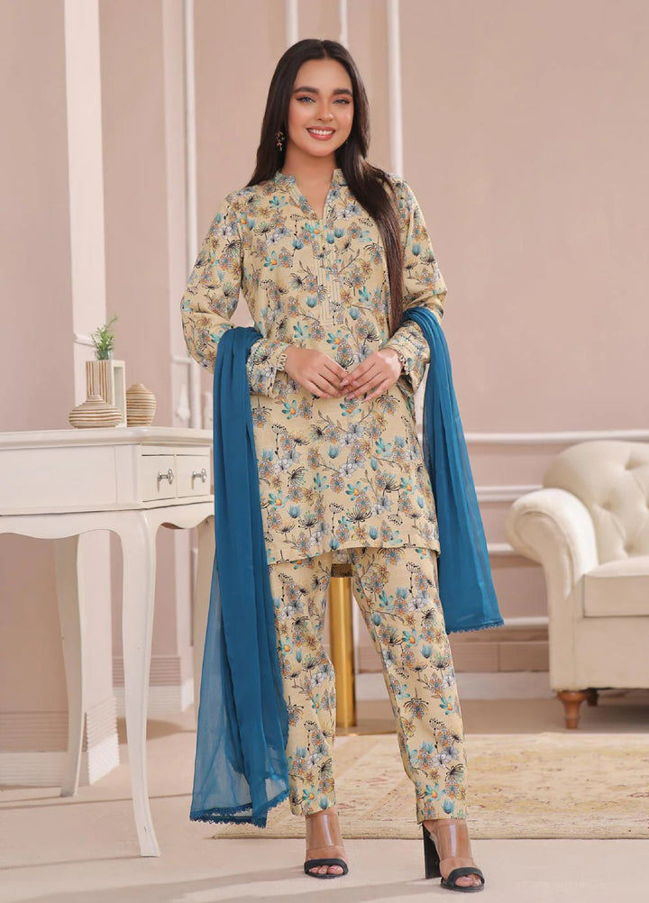 TNG Women Pret Khaddar 3 Piece Suit Shumaal - Winter Collection