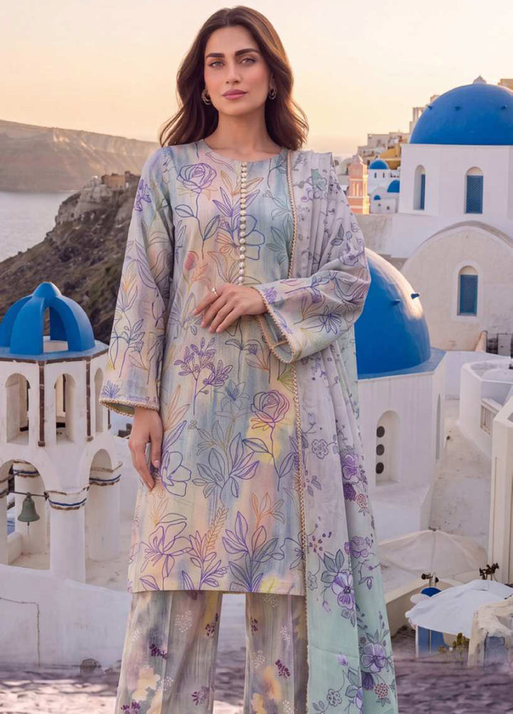 Coco Cords by Al Zohaib Unstitched Printed Lawn 3 Piece Suit AZ26UCL-7 - Casual Collection