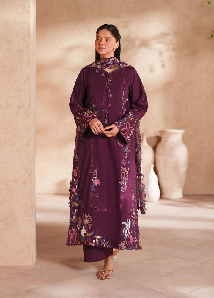 Iznik Unstitched Embroidered Lawn 3 Piece Suit IZ26ULE EL-03 - Eid Collection