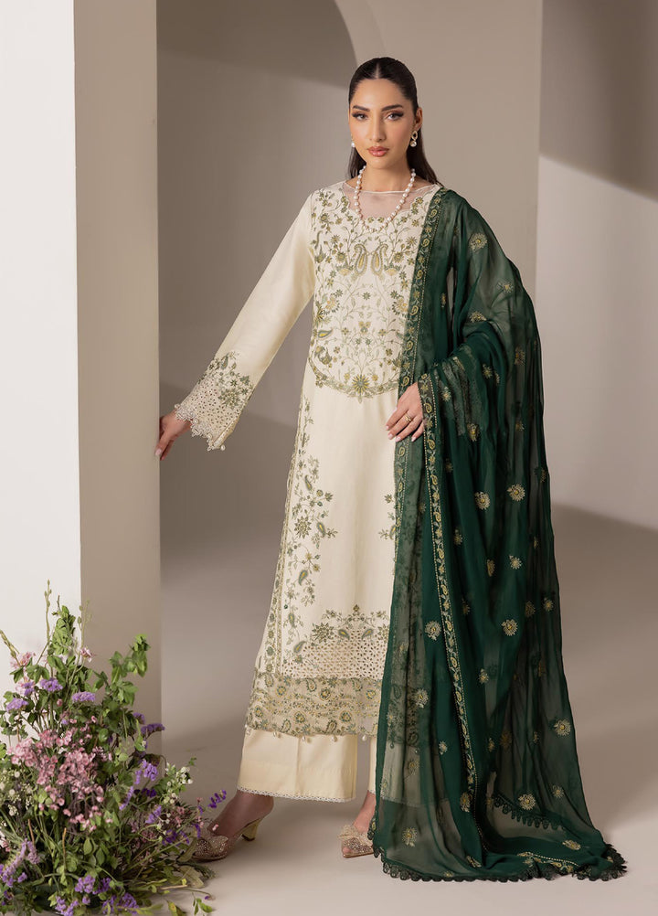 RajBari Exclusive Unstitched Embroidered Lawn 3 Piece Suit RB26UE D-5 - Summer Collection