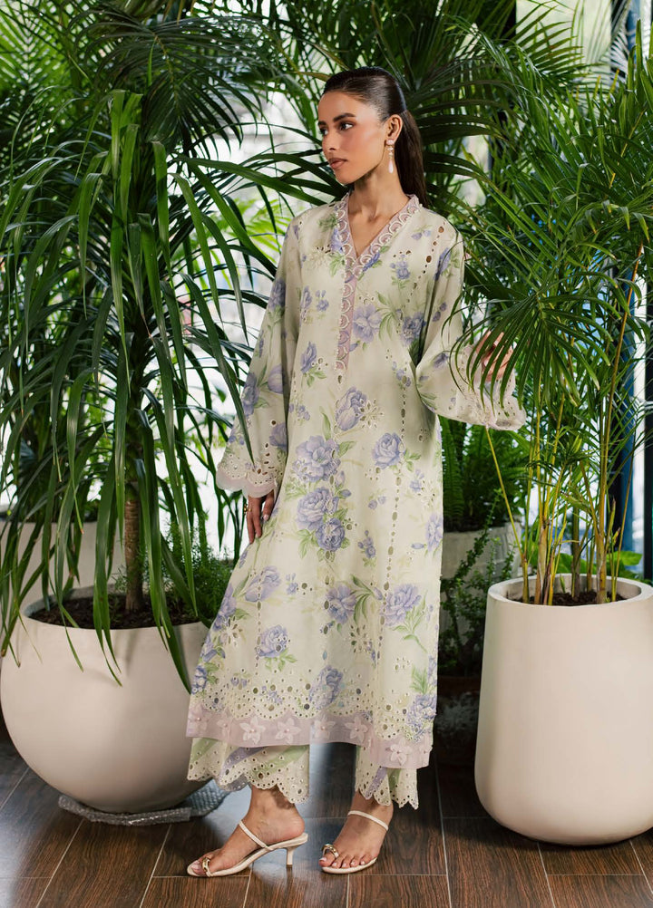 Ballerina by Nureh Unstitched Printed Chikankari Lawn 2 Piece Suit NU26UBCL NU2-213 - Casual Collection