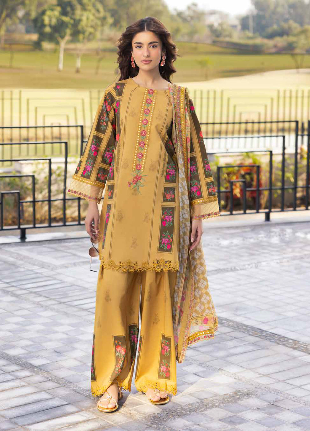 Aniiq by Charizma Unstitched Embroidered Lawn 3 Piece Suit CHR26UAL AN6-03 - Summer Collection
