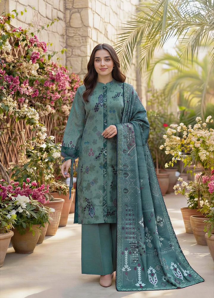 Zync by Florent Unstitched Printed Lawn 3 Piece Suit FL26UZPL FZ-07 - Summer Collection