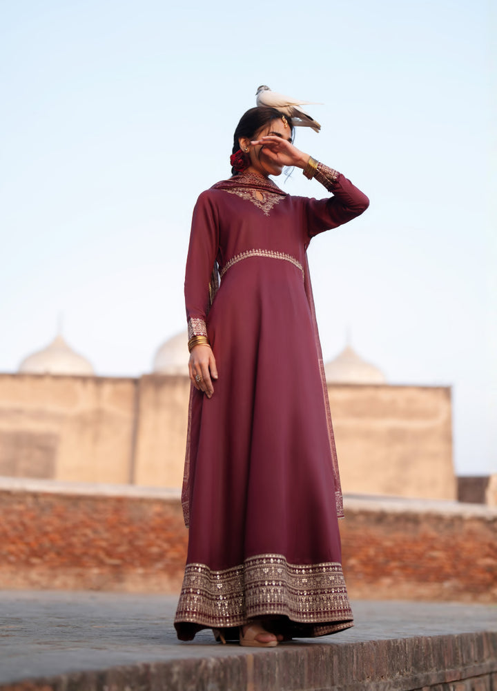 Darbar by Casuallite Pret Embroidered Silk Viscose 3 Piece Suit CSL26PDD-06 - Festive Collection