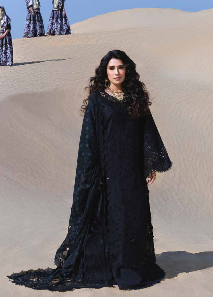 Aman by Nureh Unstitched Embroidered Luxury Lawn 3 Piece Suit NU26UA NE-233 - Festive Collection